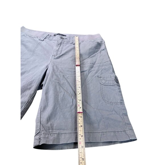 Lee Womens Relaxed Fit Cargo Shorts Medium Grey Cotton/Spandex Blend - Picture 5 of 10
